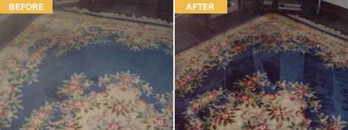 RK Specialist Cleaners before and after cleaning